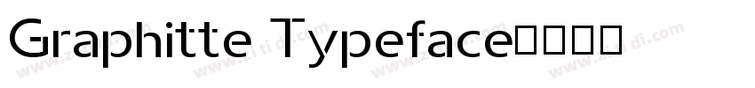 Graphitte Typeface字体转换